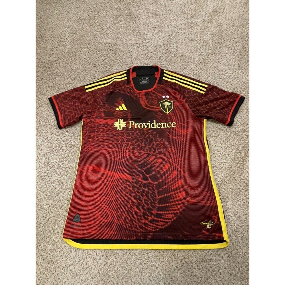 Adidas Mens Size XL Seattle Sounders Bruce Lee 23/24 Soccer MLS Jersey
